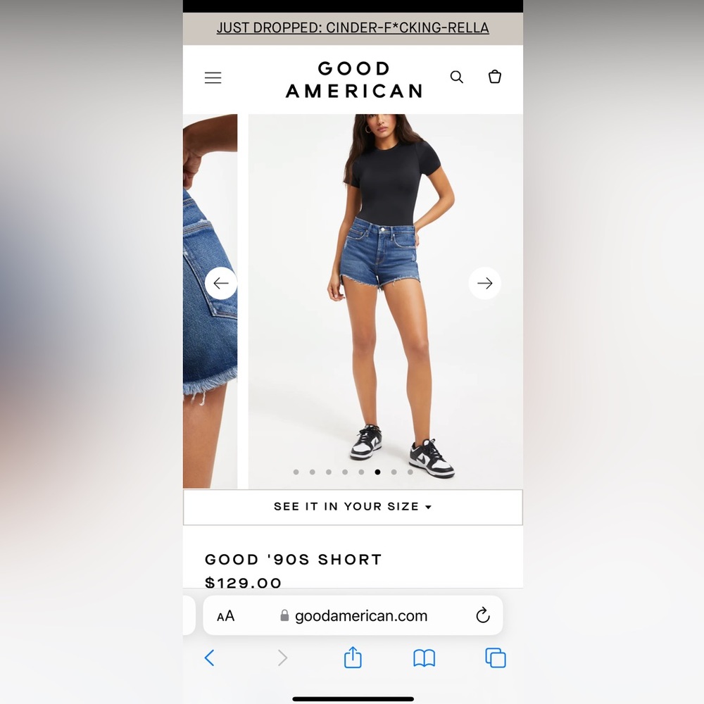 NWT Good American Shorts